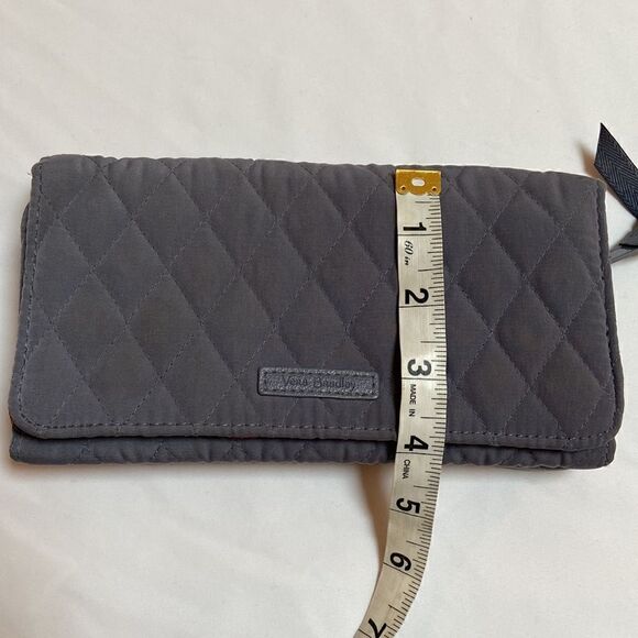 Vera Bradley RFID Wallet Crossbody Carbon Gray - Picture 8 of 8